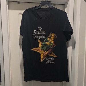 The Smashing Pumpkins Black Graphic Tee - Band Logo Shirt